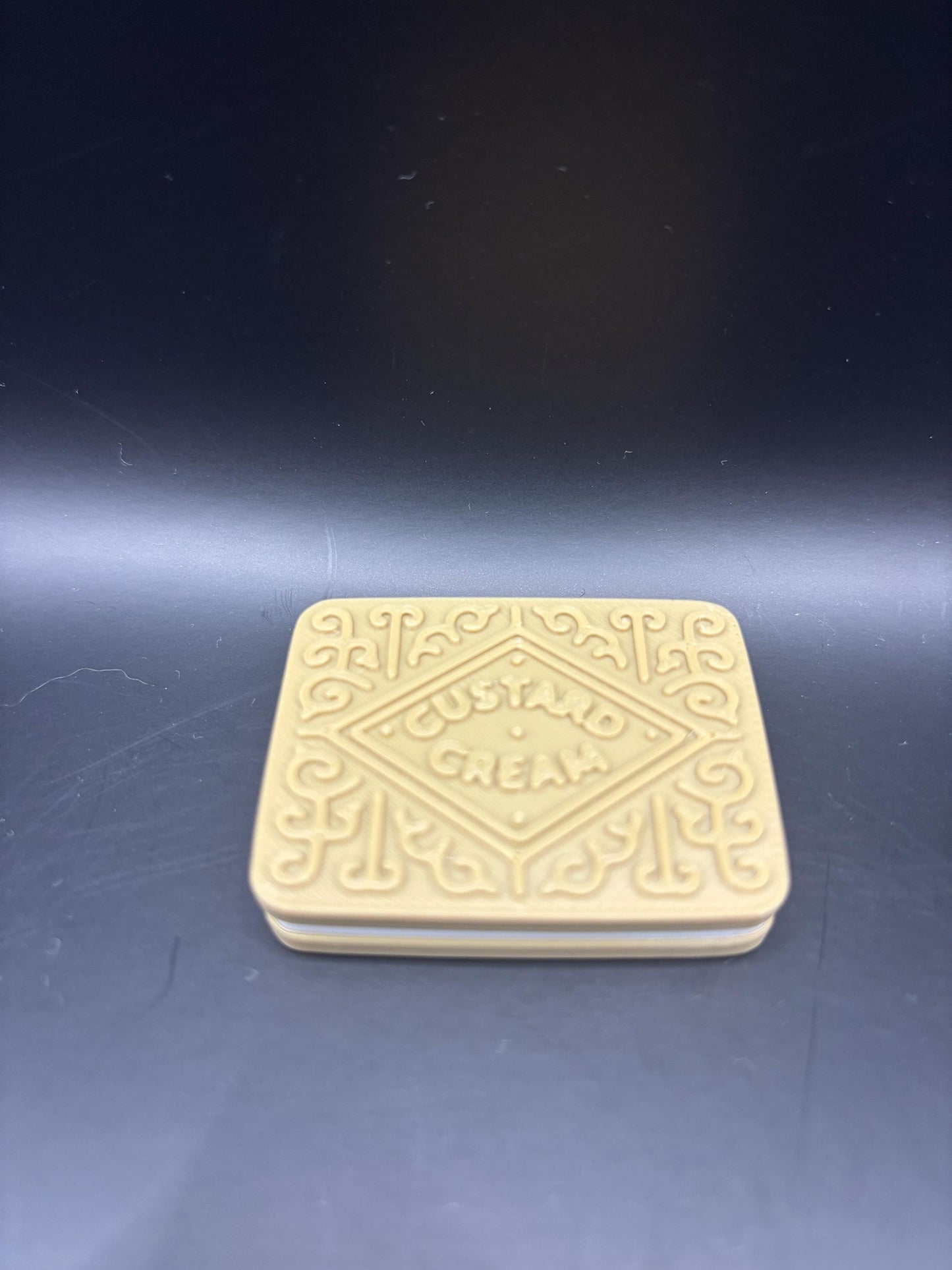 Custard Cream Fidget Slider – Satisfying Stress Relief Toy