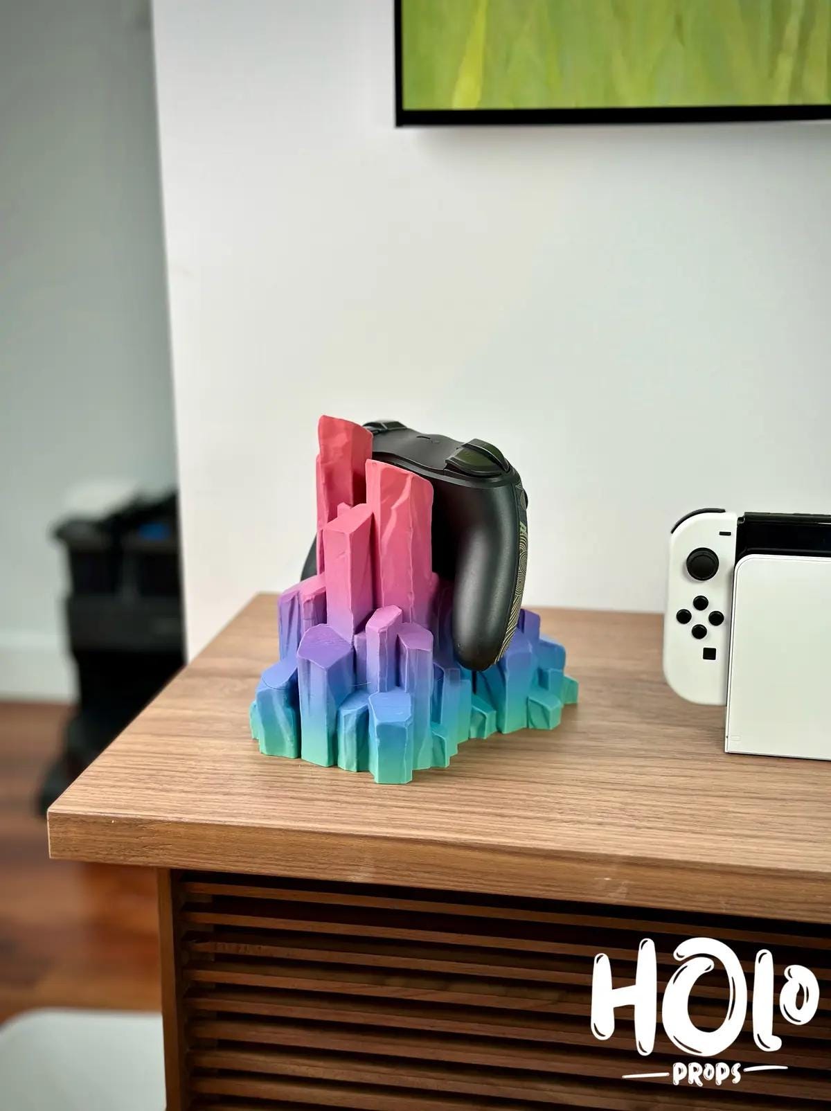Iceberg Themed Controller Holder – Cool, Unique Storage Solution for Playstation, Xbox & Switch Pro Controllers!