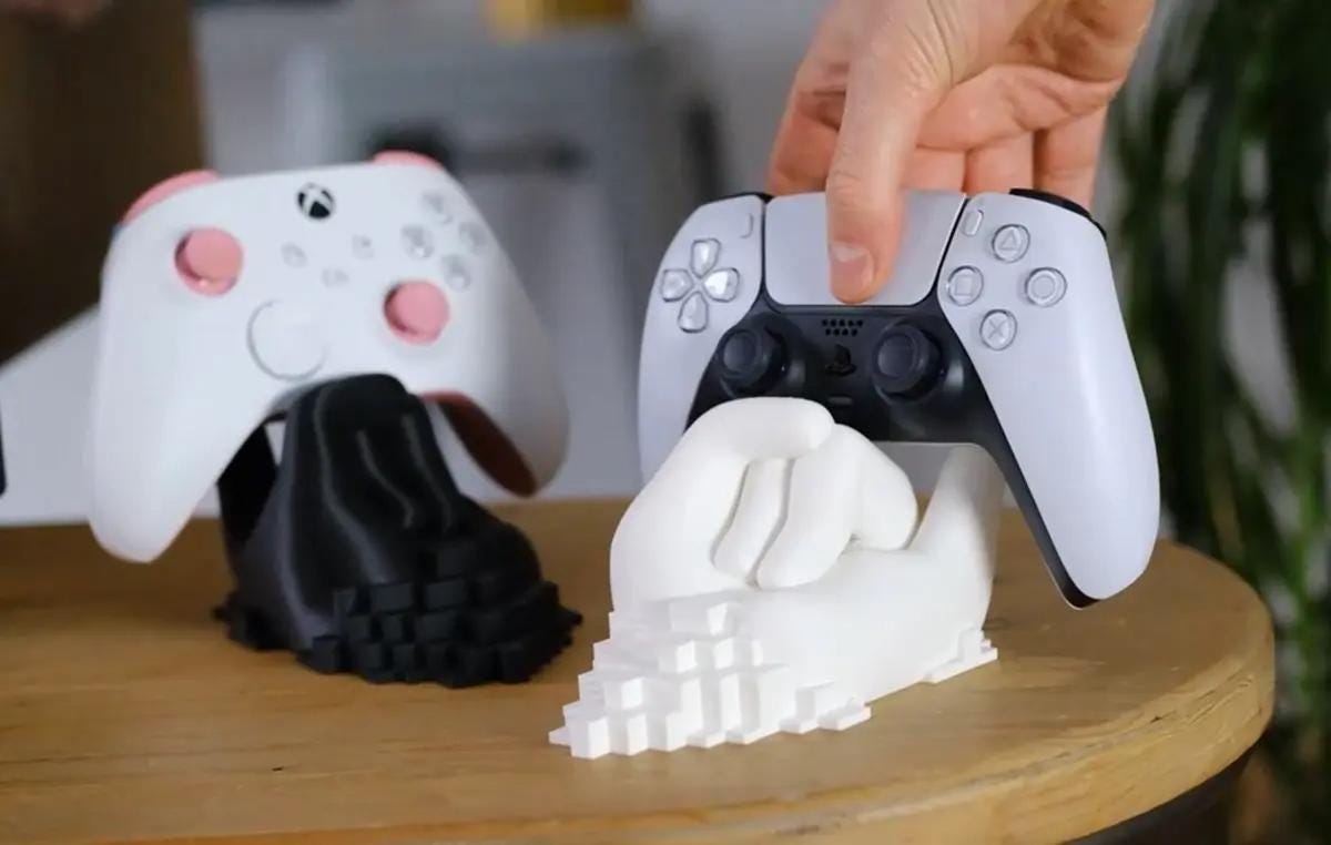 Rock On Hand Shaped Controller Holder – Playstation & Xbox Compatible - multiple colours available!
