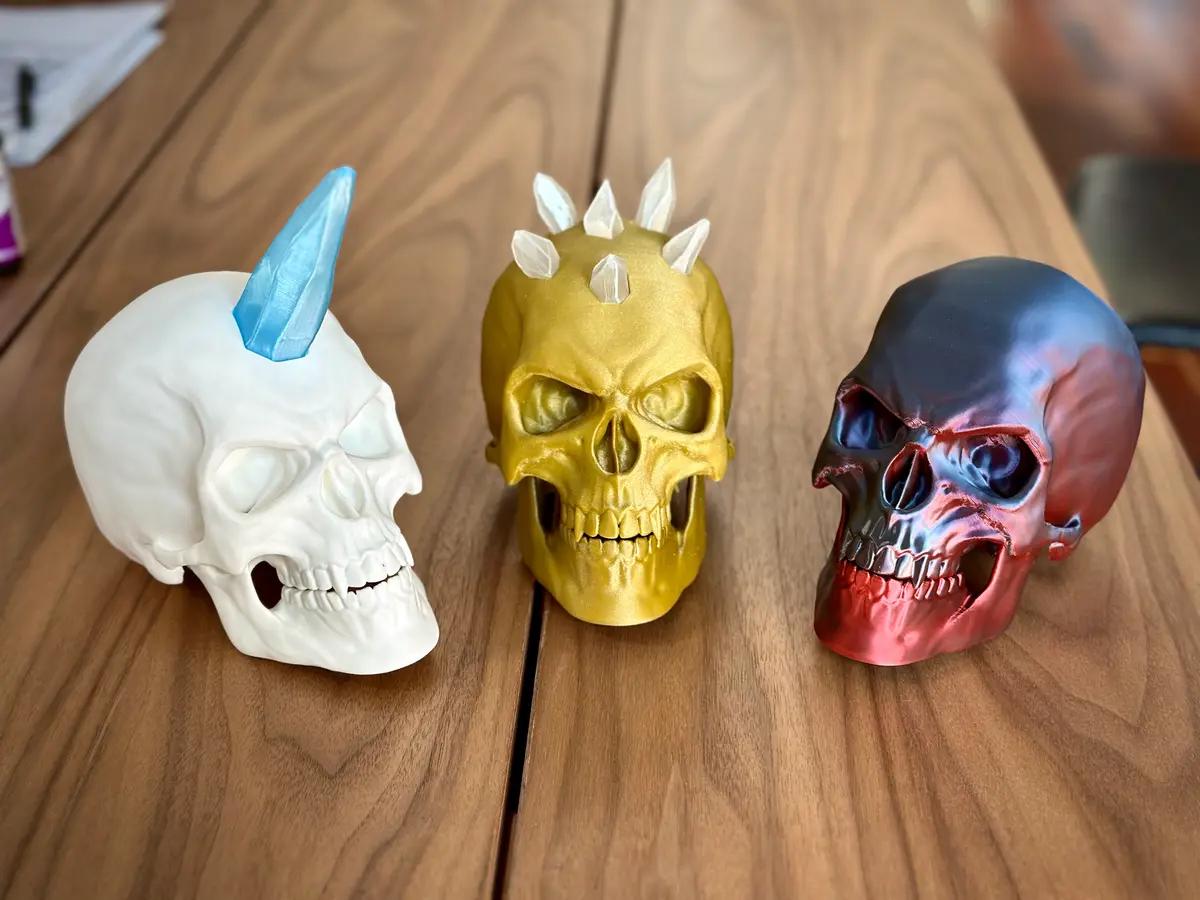 Large Articulated Skull – Classic, Punk & Unicorn Versions Available