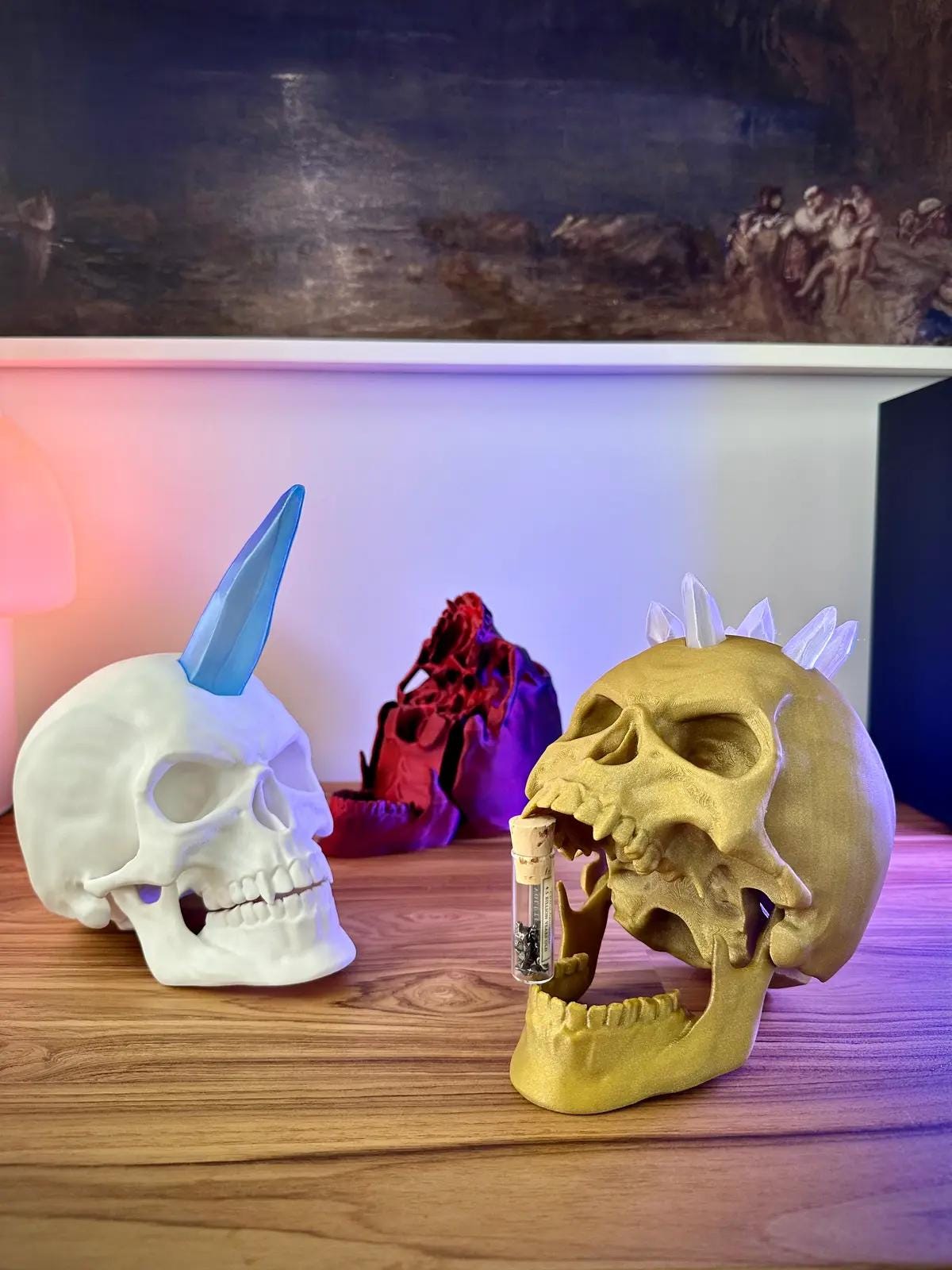 Large Articulated Skull – Classic, Punk & Unicorn Versions Available