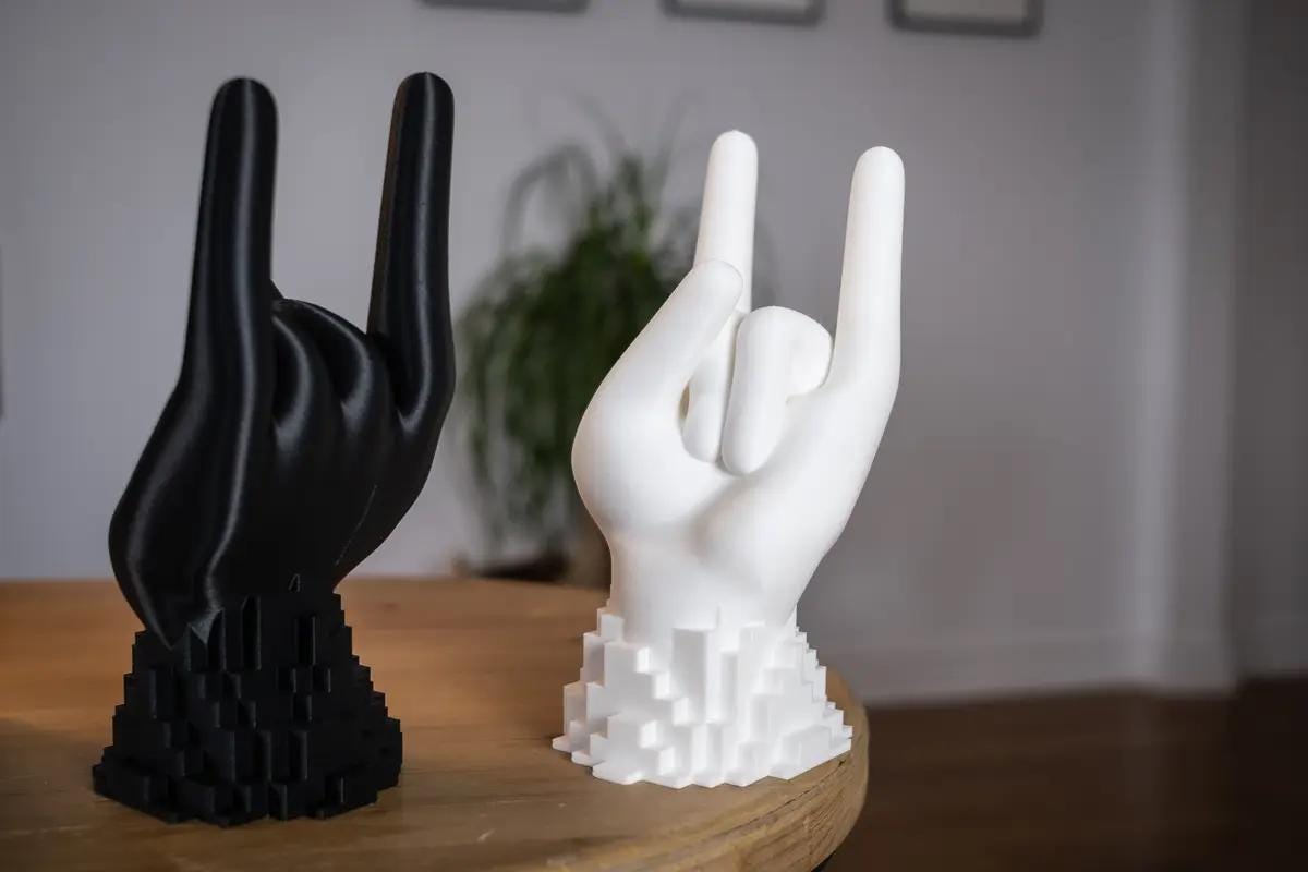 Rock On Hand Shaped Controller Holder – Playstation & Xbox Compatible - multiple colours available!