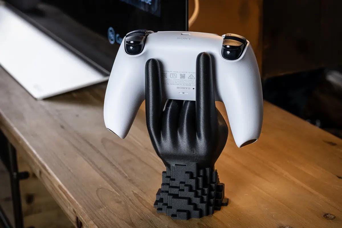 Rock On Hand Shaped Controller Holder – Playstation & Xbox Compatible - multiple colours available!