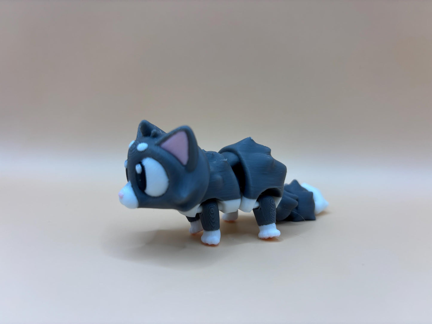 Whiskers the Articulated Flexi Cat – Flexible, Fun, and Ready for Posing!