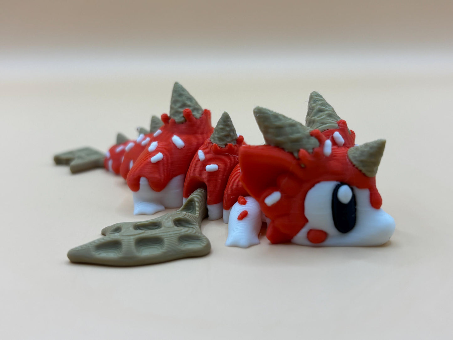 Scoops The Flexi Ice cream Dragon & Egg – An Articulated Dragon with a Sundae Twist!