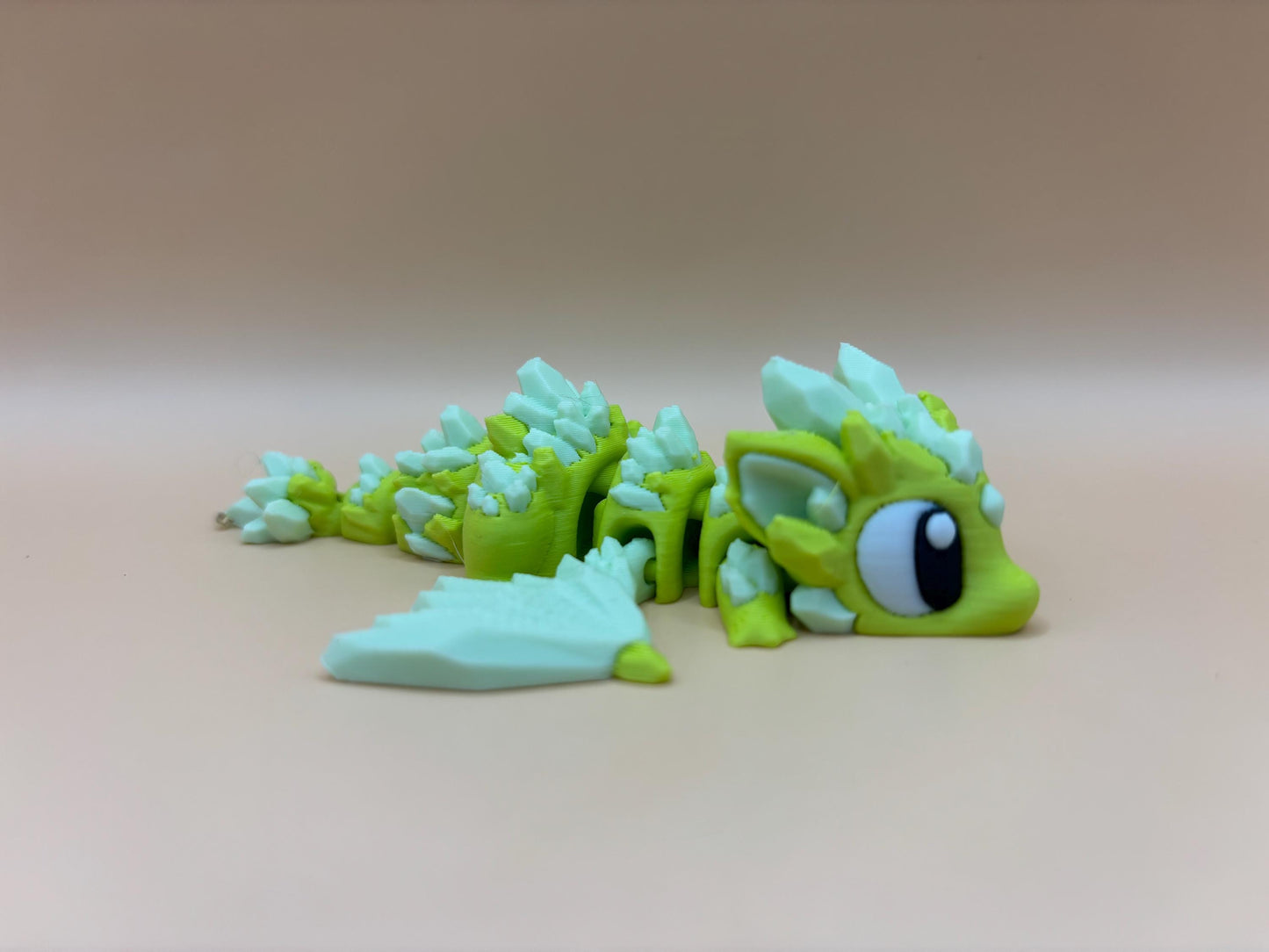 Ember the Articulated Crystal Dragon – Magical & Poseable with a Crystal Egg!