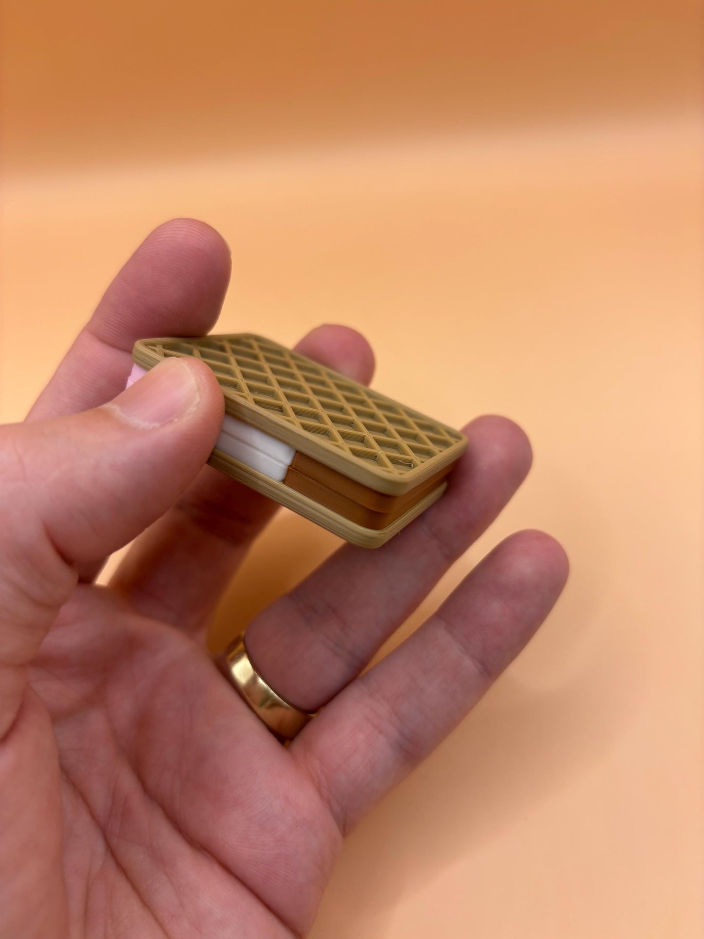 Neapolitan Ice Cream Sandwich Fidget Slider – Sweet & Satisfying!