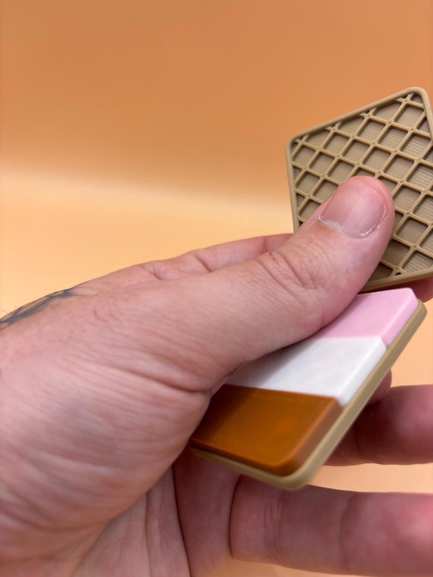 Neapolitan Ice Cream Sandwich Fidget Slider – Sweet & Satisfying!
