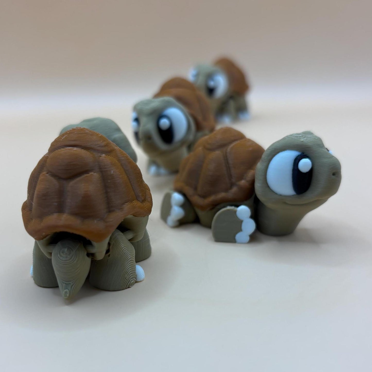 Theo the Articulated Flexi Tortoise | Poseable Tortoise