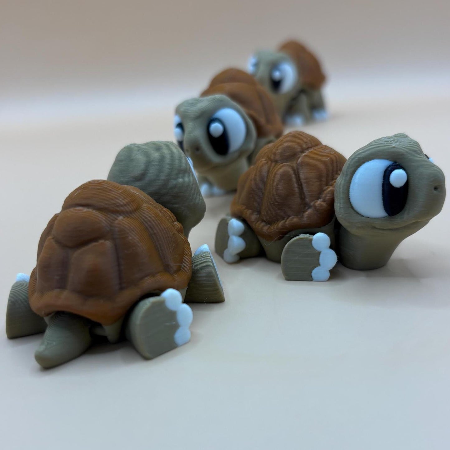Theo the Articulated Flexi Tortoise | Poseable Tortoise
