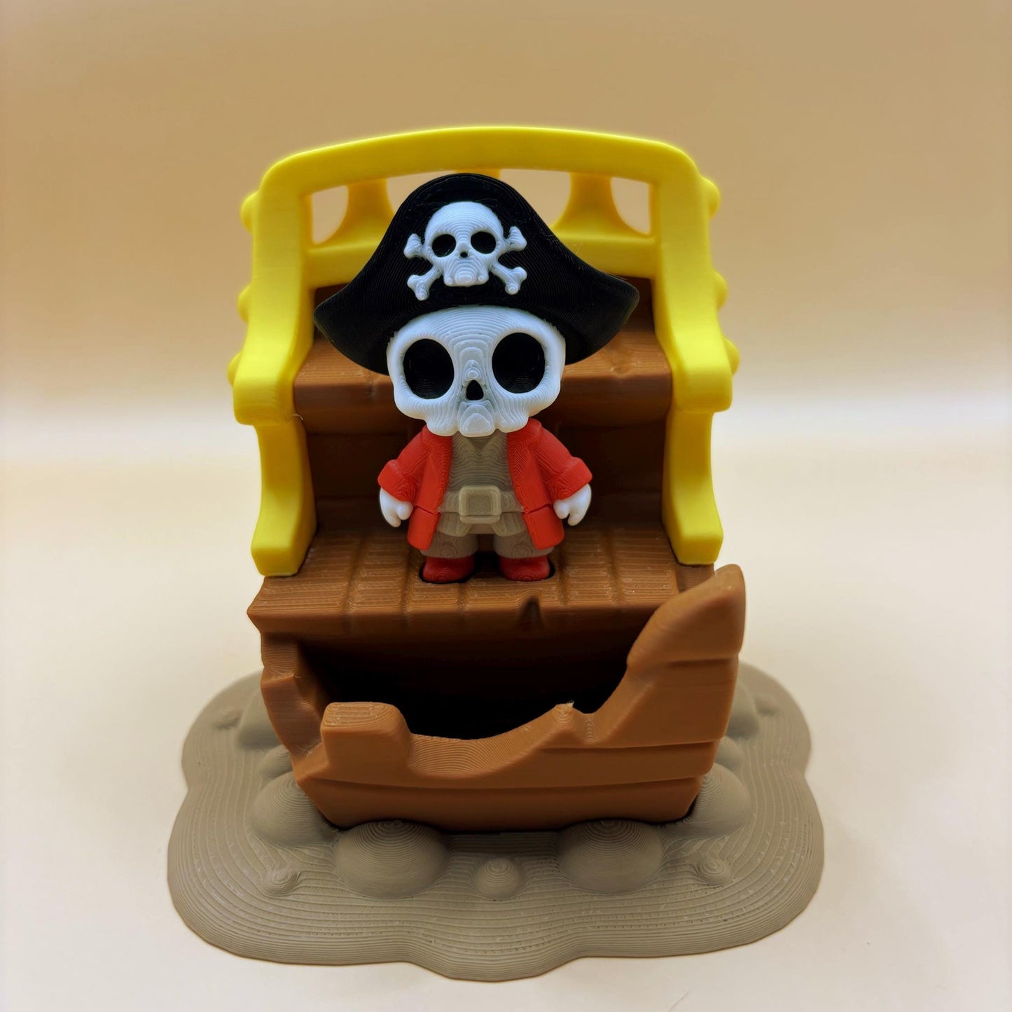 Pippin the Plucky Articulated Pirate – Ready to Sail the Seven Shelves!