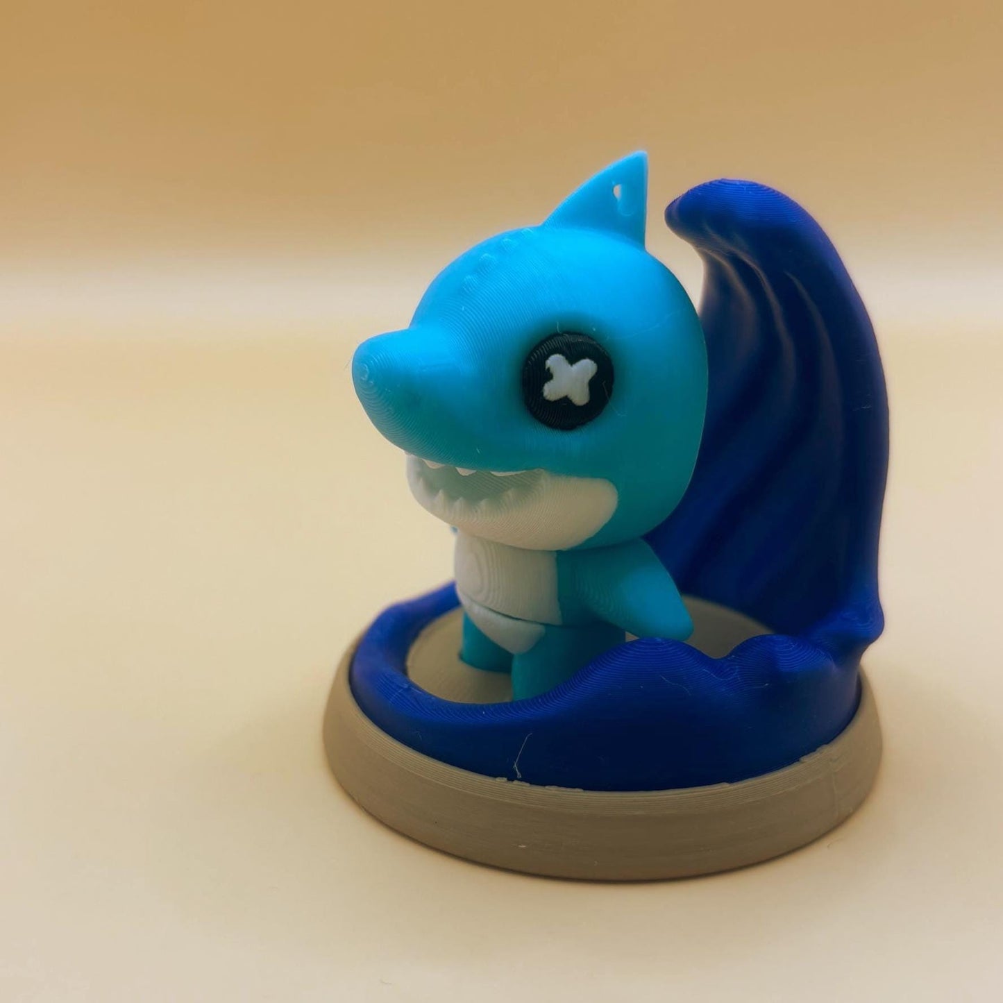 Sammy the articulated Shark with His Splendid Surf Stand – Ocean Buddy Decor
