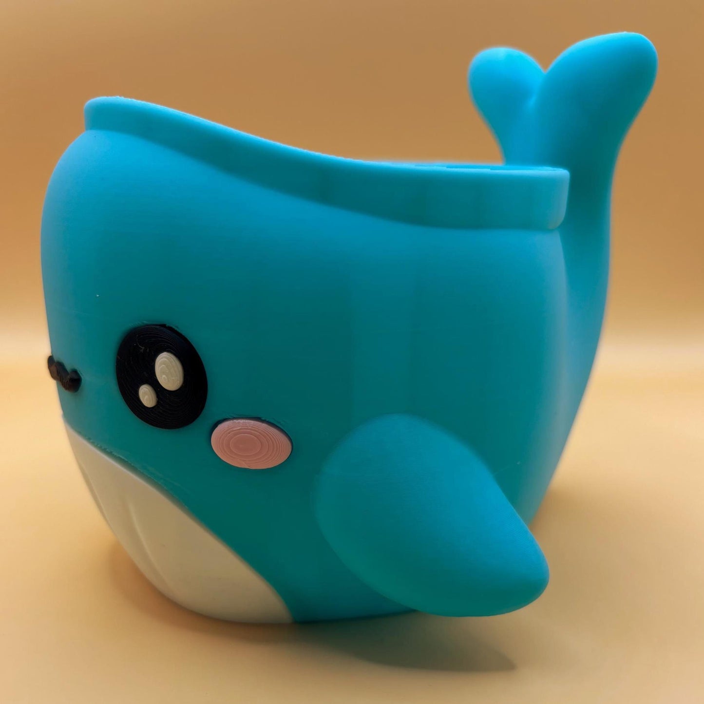 Chill Like a Whale – Ice Cream Tub Holder with Built-In Spoon Slot