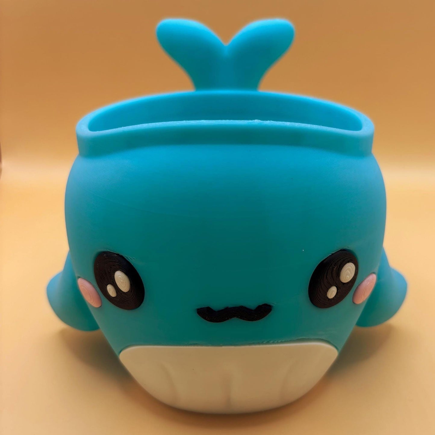 Chill Like a Whale – Ice Cream Tub Holder with Built-In Spoon Slot