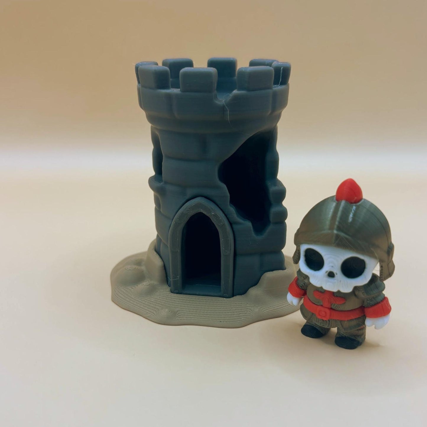 Noble Ned & His Posing Castle – Articulated Knight with Display Backdrop