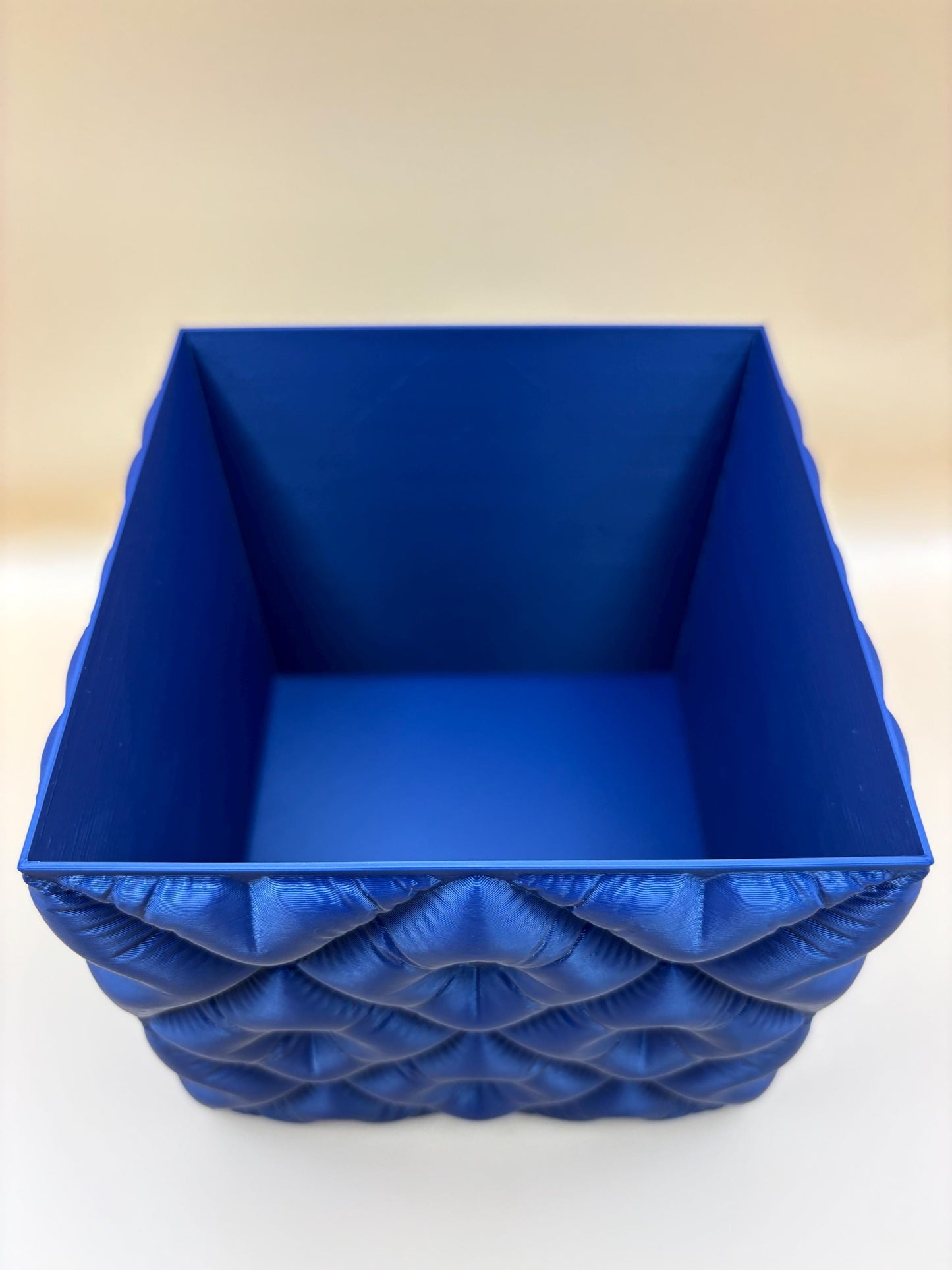 Upholstered Fabric-Look Plant Pot – Charming Décor for Your Greenery