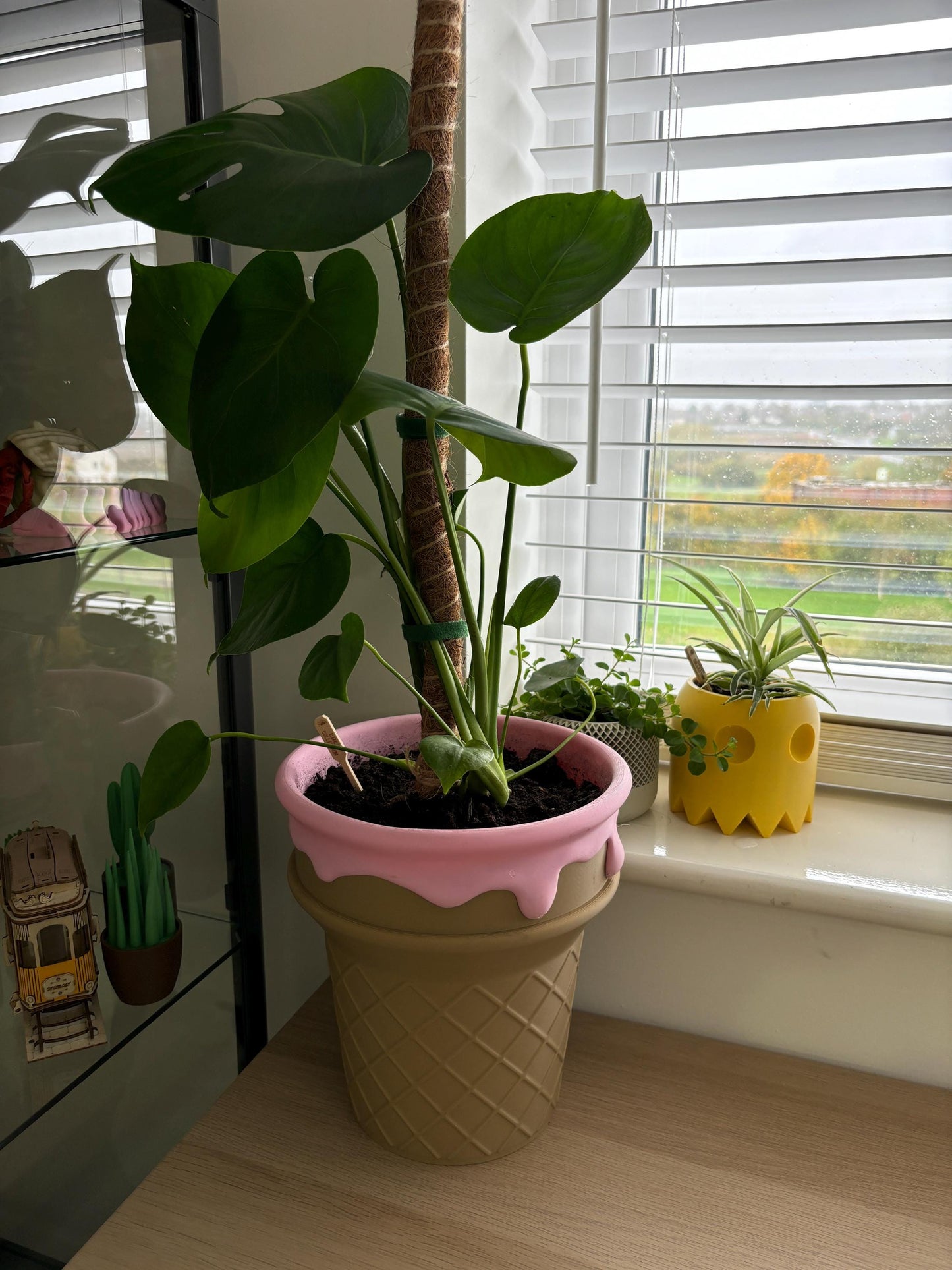 Adorable Ice Cream Cone Planter – Small, Medium, and Large