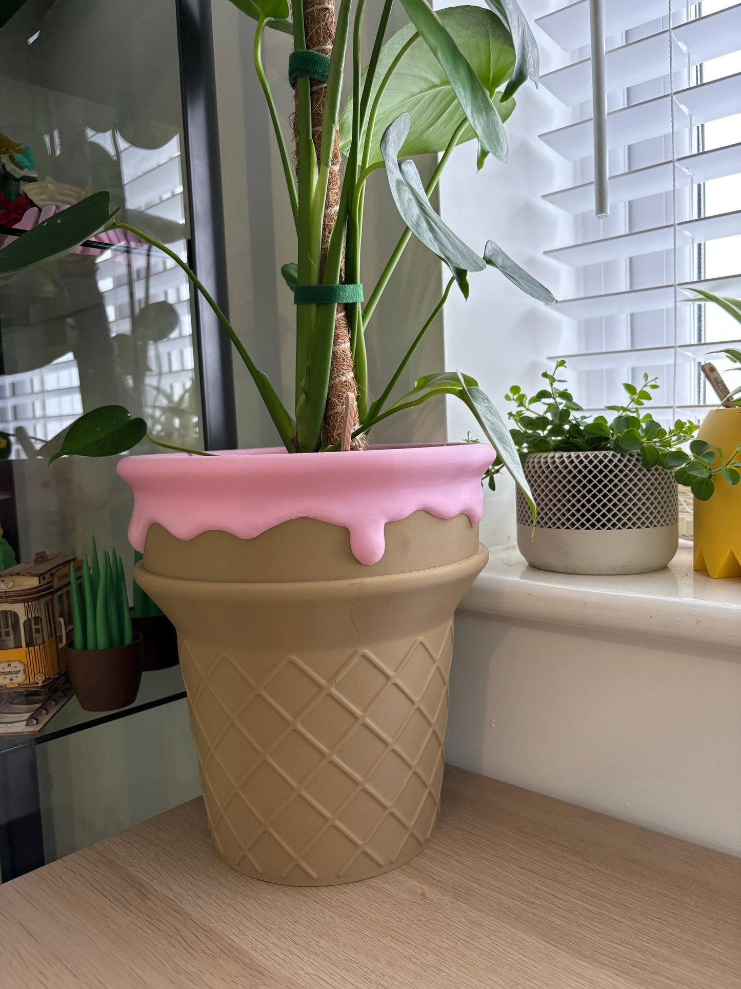Adorable Ice Cream Cone Planter – Small, Medium, and Large