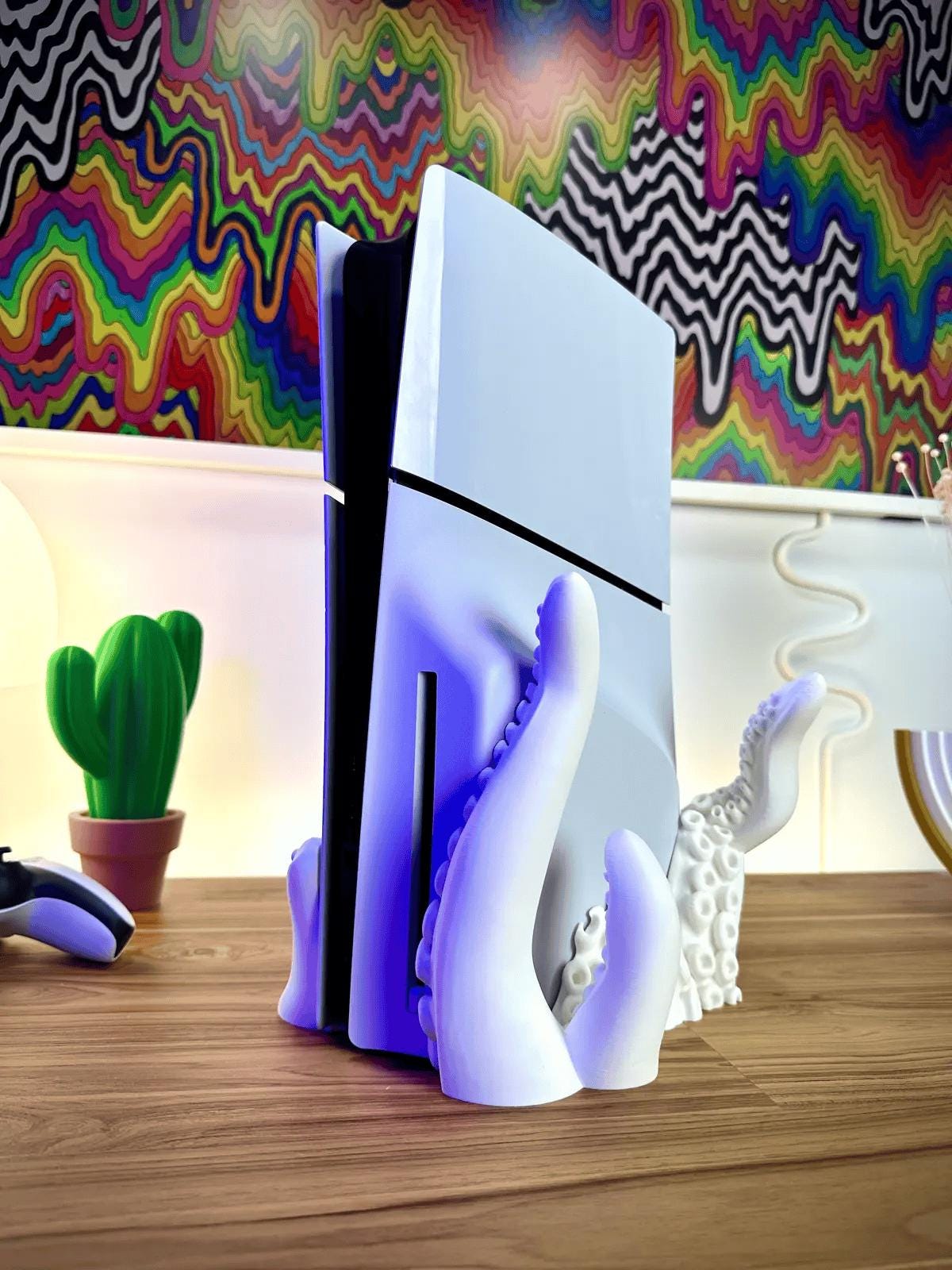 Tentacle Shaped PlayStation Stand – Disc & Digital Versions – Available in a range of colours!