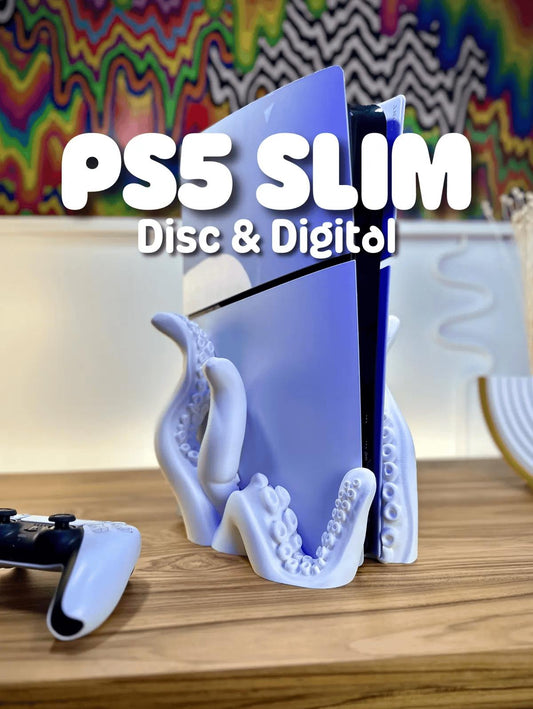 Tentacle Shaped PlayStation Stand – Disc & Digital Versions – Available in a range of colours!