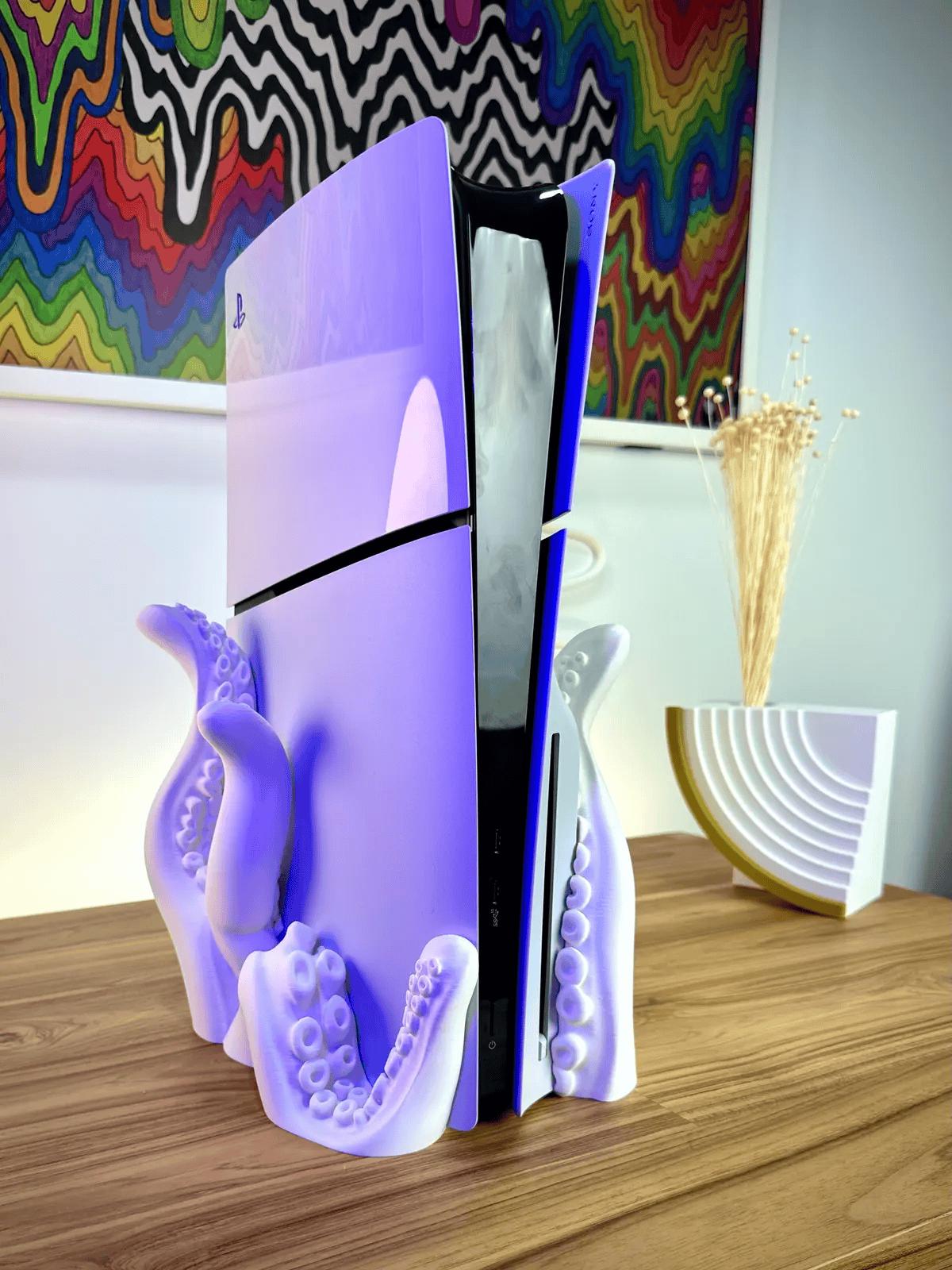 Tentacle Shaped PlayStation Stand – Disc & Digital Versions – Available in a range of colours!