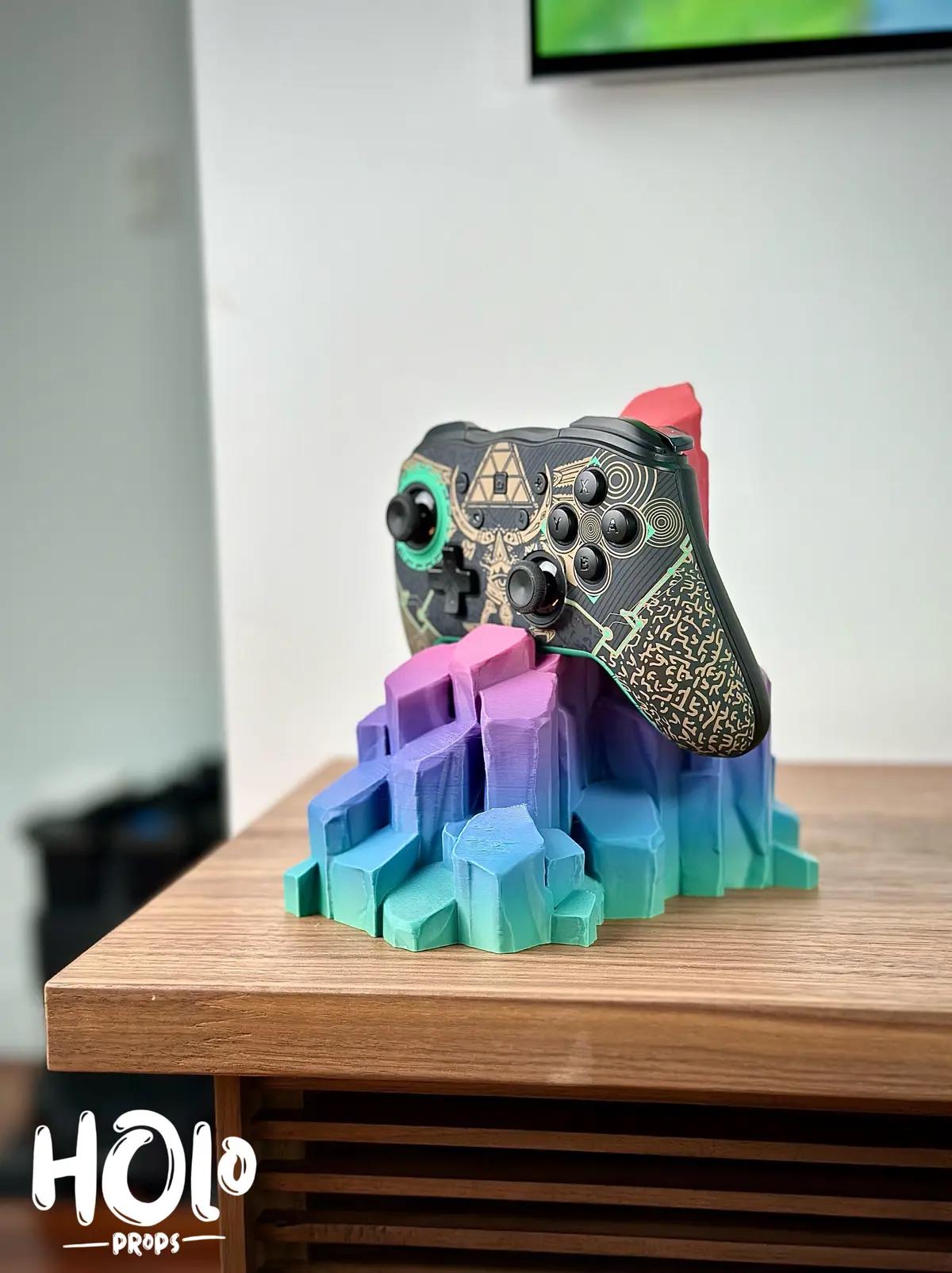 Iceberg Themed Controller Holder – Cool, Unique Storage Solution for Playstation, Xbox & Switch Pro Controllers!