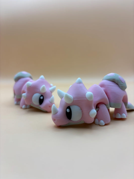 Tammy the Flexi Triceratops – The Articulated Flexi Baby Triceratops!