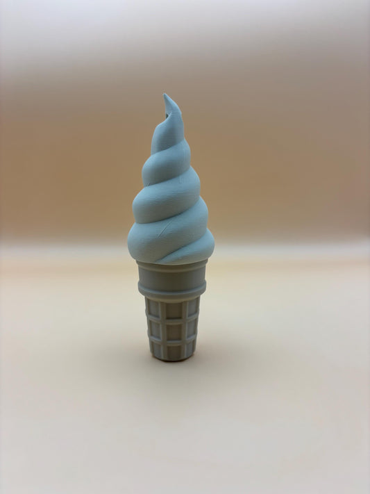 Ice Cream Shaped Keyring Stash Box & Chapstick Holder!