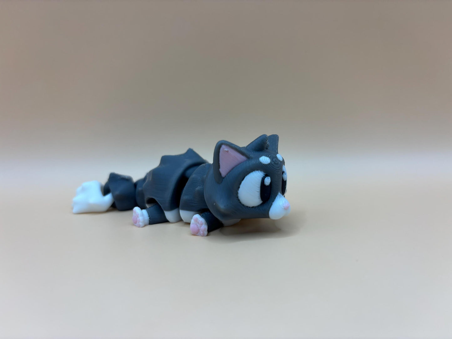 Whiskers the Articulated Flexi Cat – Flexible, Fun, and Ready for Posing!