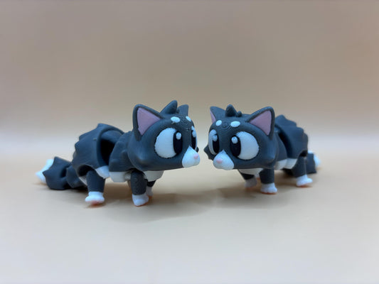 Whiskers the Articulated Flexi Cat – Flexible, Fun, and Ready for Posing!