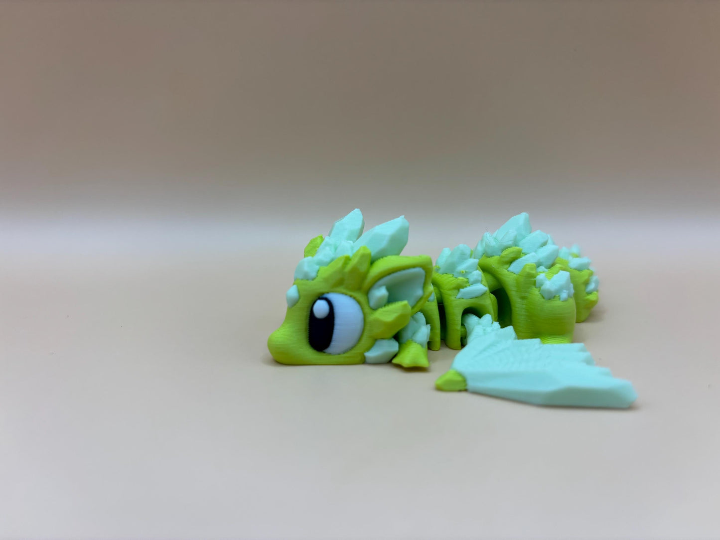 Ember the Articulated Crystal Dragon – Magical & Poseable with a Crystal Egg!