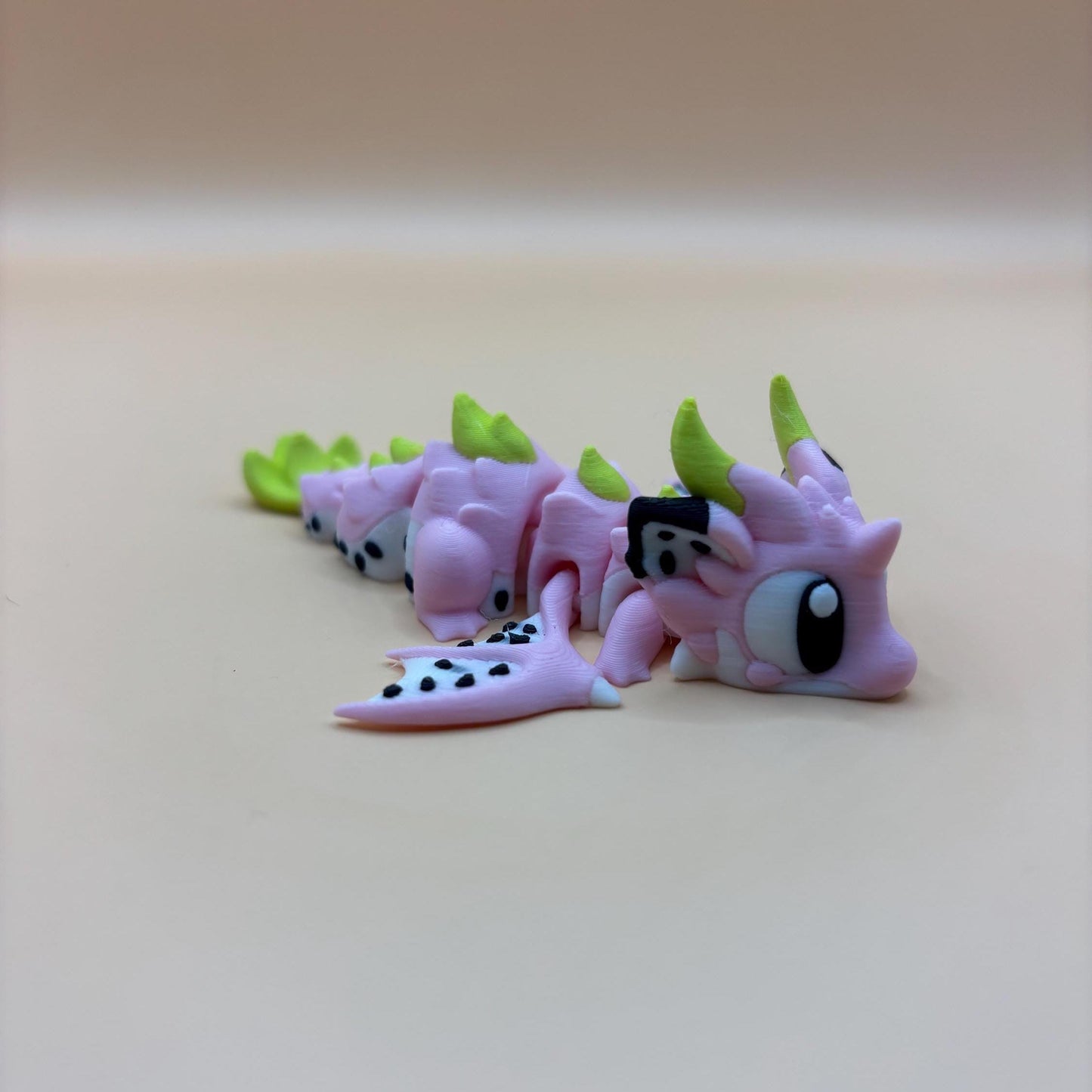 Dahlia the Dragonfruit Articulated Dragon  | Optional Matching Egg