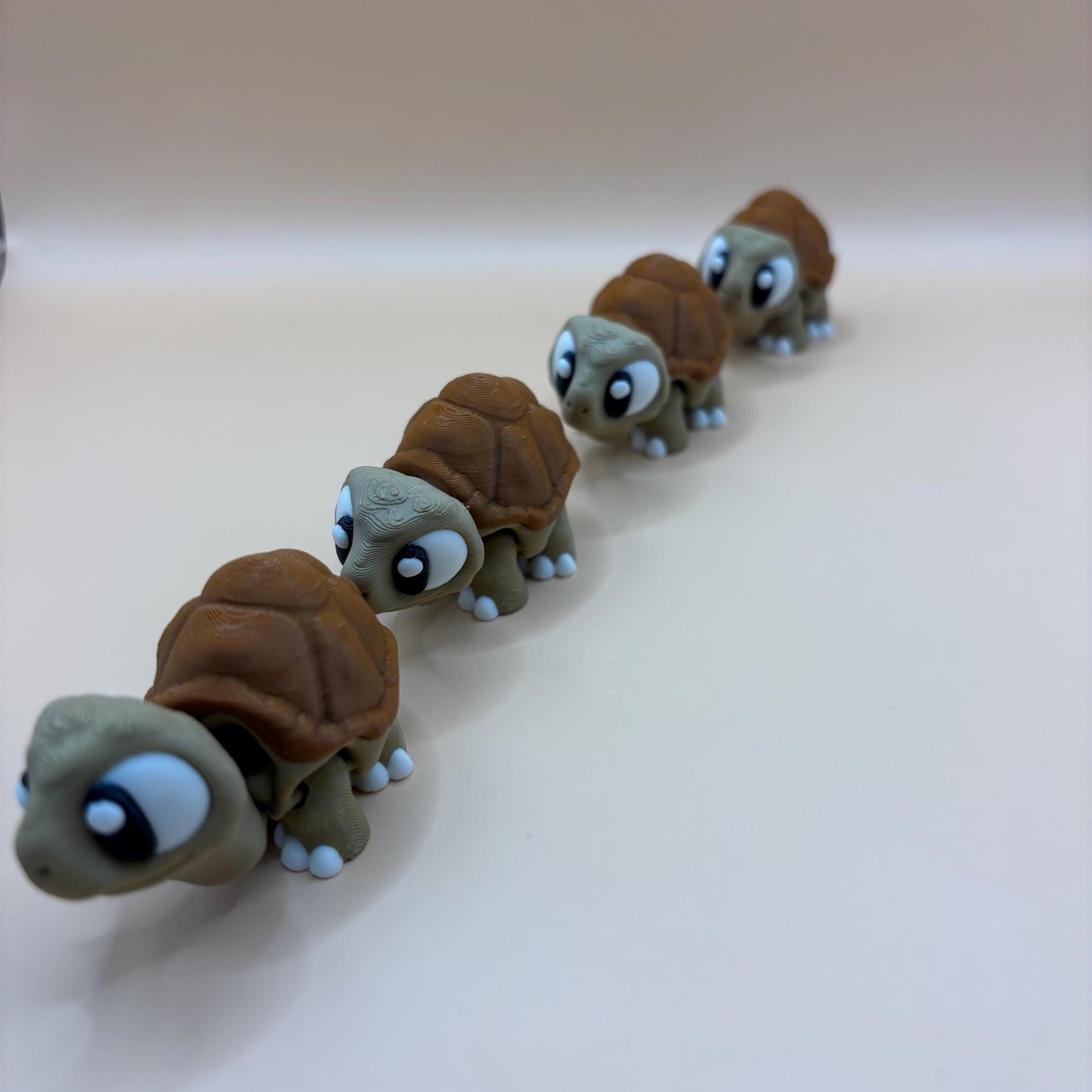 Theo the Articulated Flexi Tortoise | Poseable Tortoise