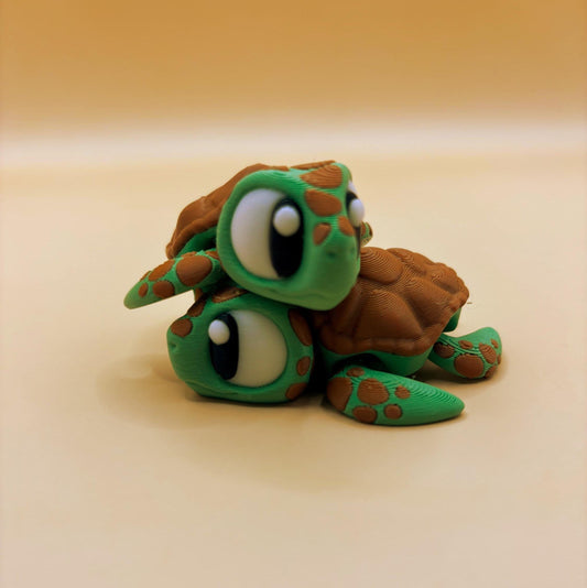 Terrance the Articulated Turtle – A Wiggly, Pocket-Sized Companion