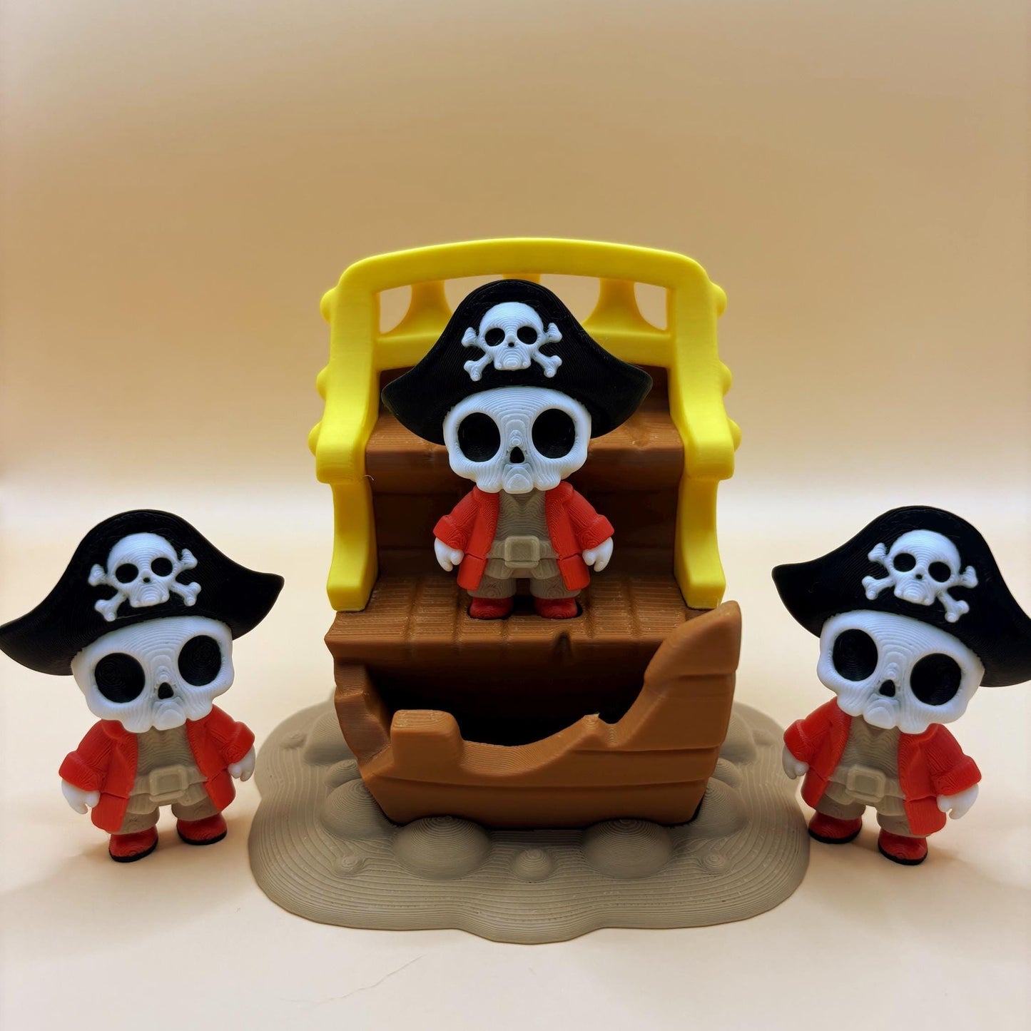 Pippin the Plucky Articulated Pirate – Ready to Sail the Seven Shelves!