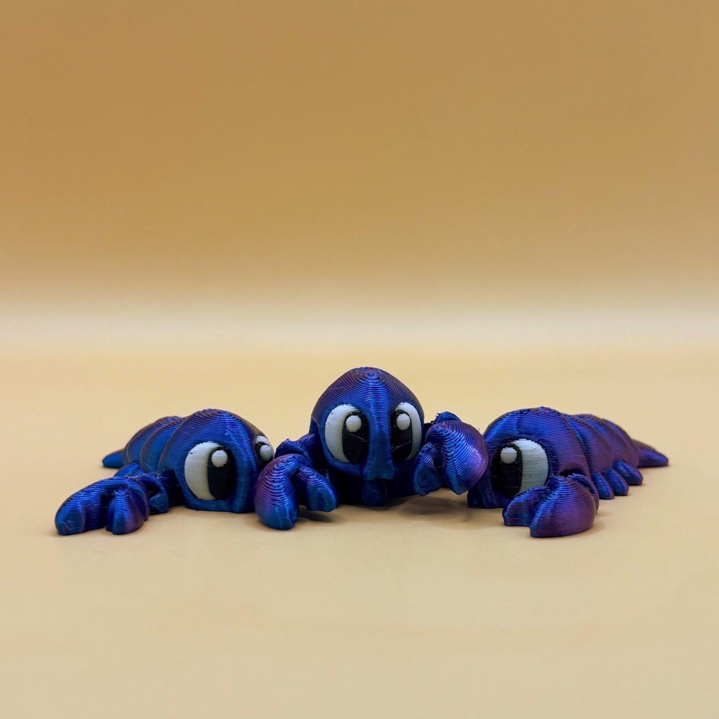 Custom Mini Fish Tank with Articulated Fish – Clownfish, Blue Tang, Octopus & Blue Lobsters!