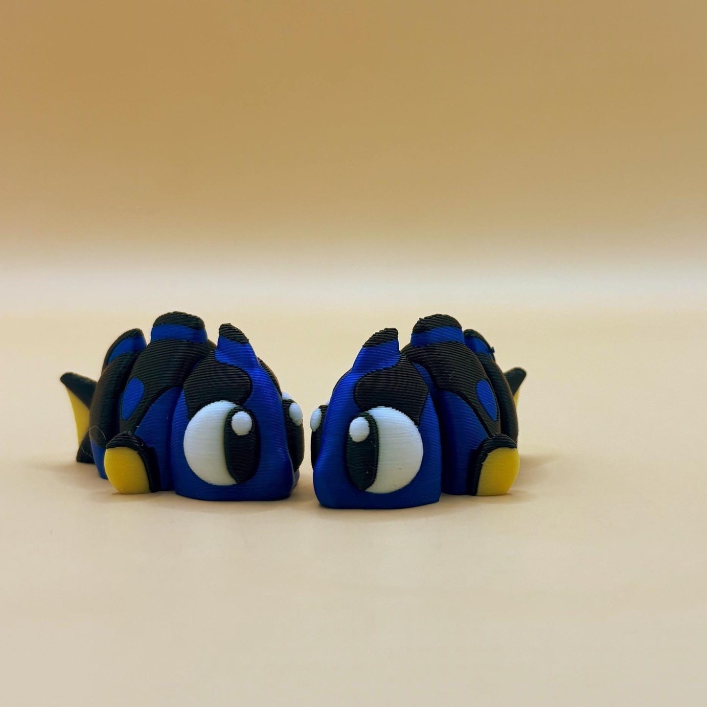 Custom Mini Fish Tank with Articulated Fish – Clownfish, Blue Tang, Octopus & Blue Lobsters!