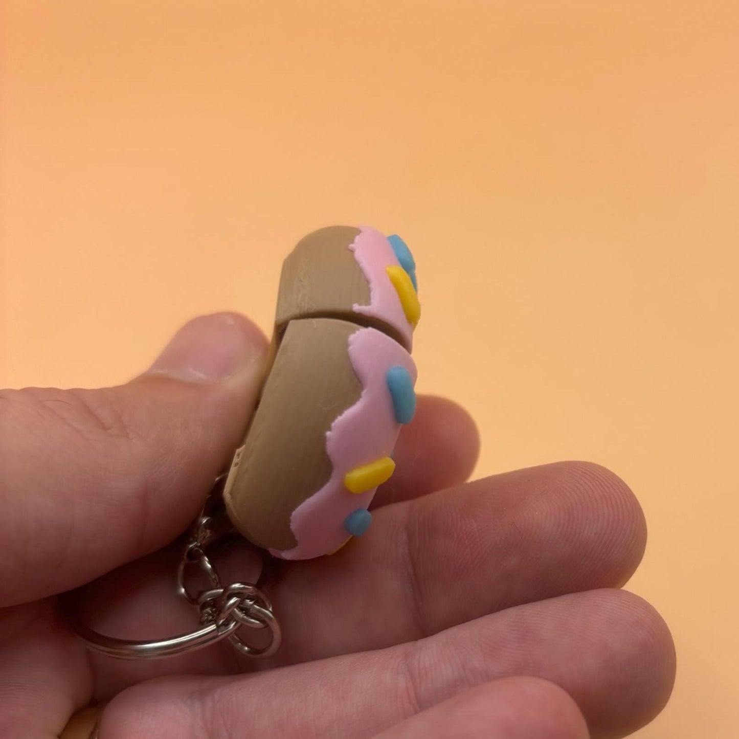 Donut Keychain or Magnet – Sweet Kawaii Treat