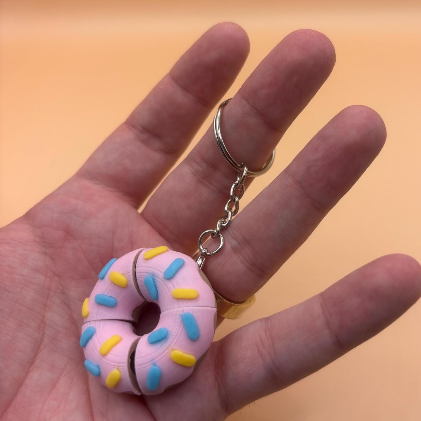 Donut Keychain or Magnet – Sweet Kawaii Treat