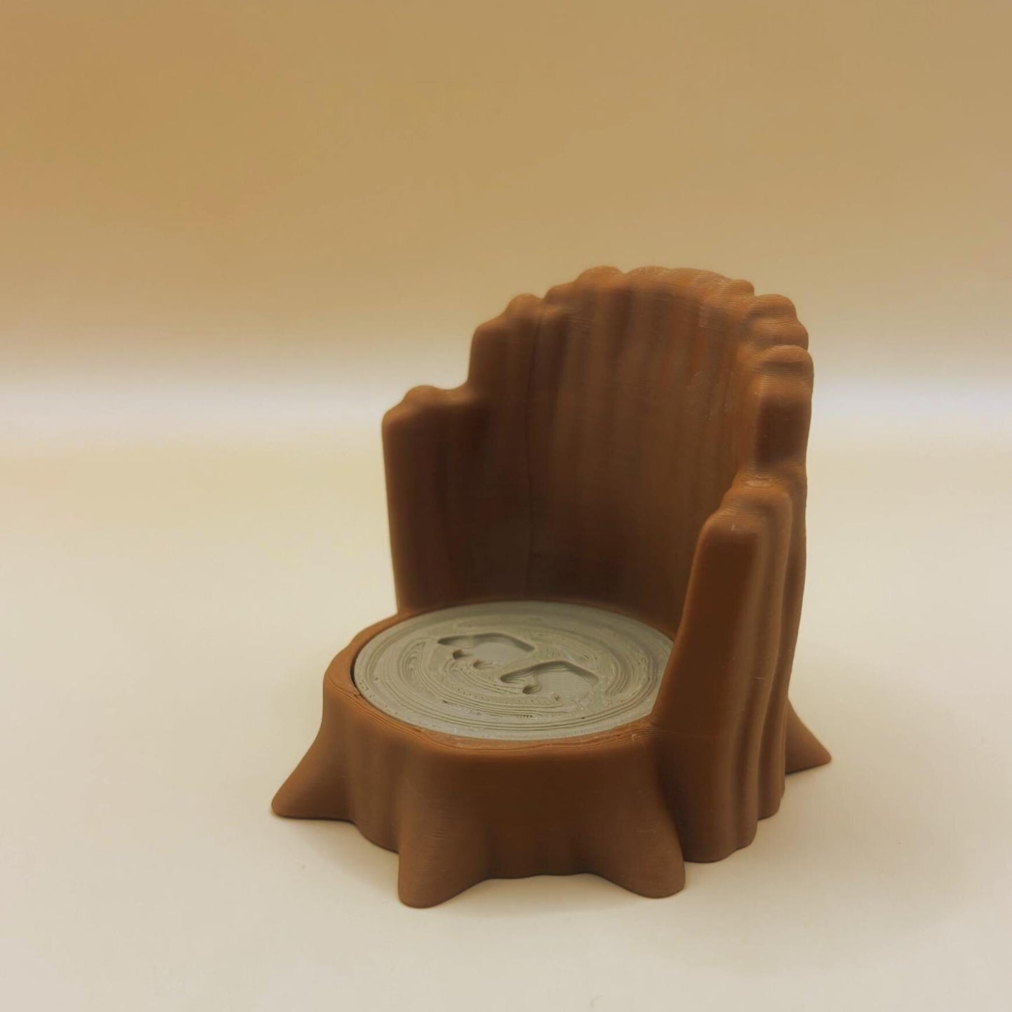 Ollie the Owl on His Own Little Log – Woodland Decor Friend
