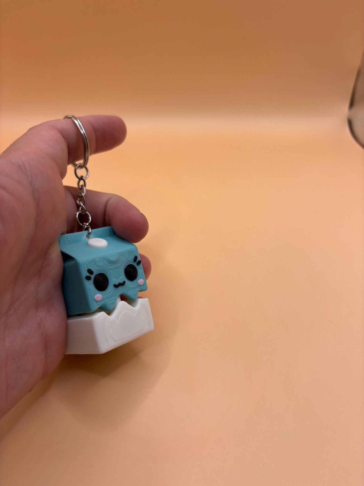 Mimi the Milk Carton – Keychain & fridge Magnet! Sweetness in Every Sip
