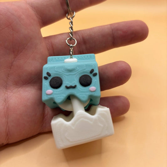 Mimi the Milk Carton – Keychain & fridge Magnet! Sweetness in Every Sip