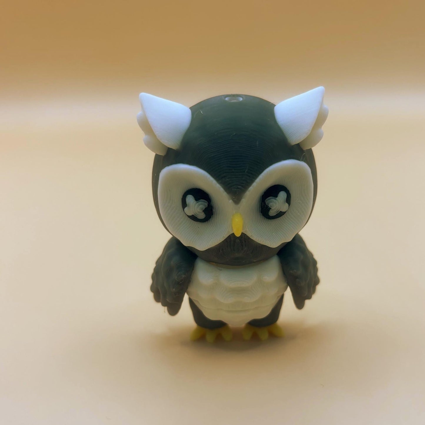 Ollie the Owl on His Own Little Log – Woodland Decor Friend