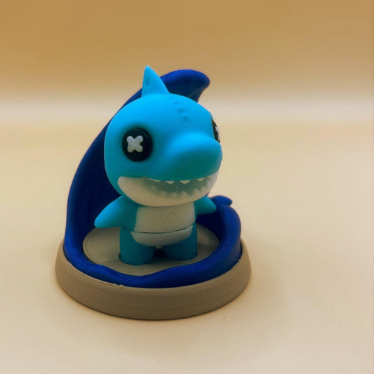 Sammy the articulated Shark with His Splendid Surf Stand – Ocean Buddy Decor