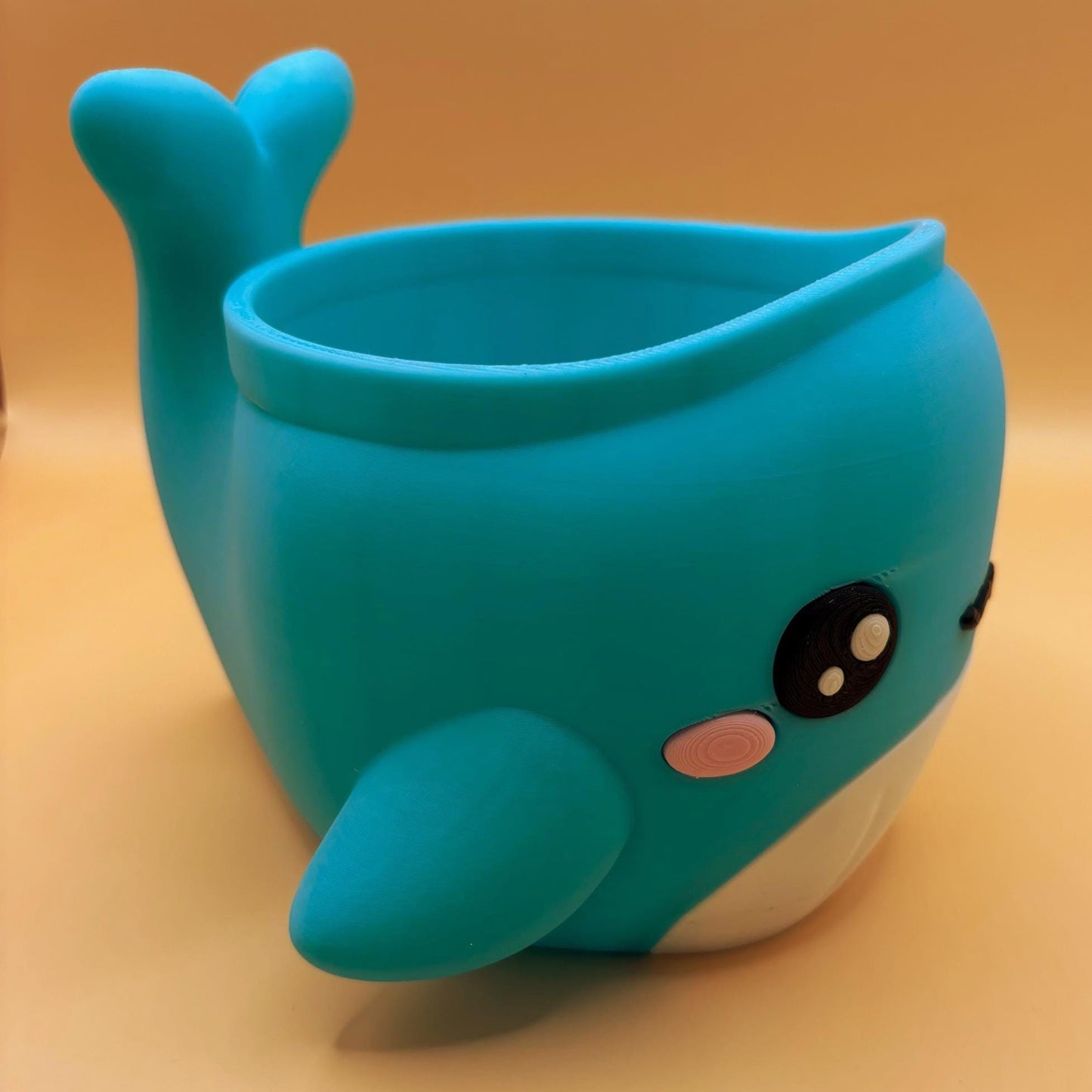 Chill Like a Whale – Ice Cream Tub Holder with Built-In Spoon Slot