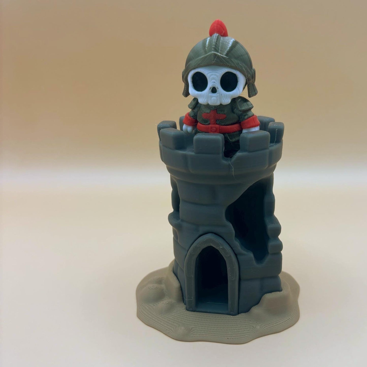 Noble Ned & His Posing Castle – Articulated Knight with Display Backdrop
